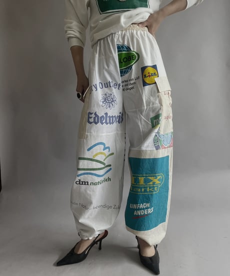 【RE;CIRCLE】RE Eco-Friendly Bag Rraw Cord Pants / 230427-013