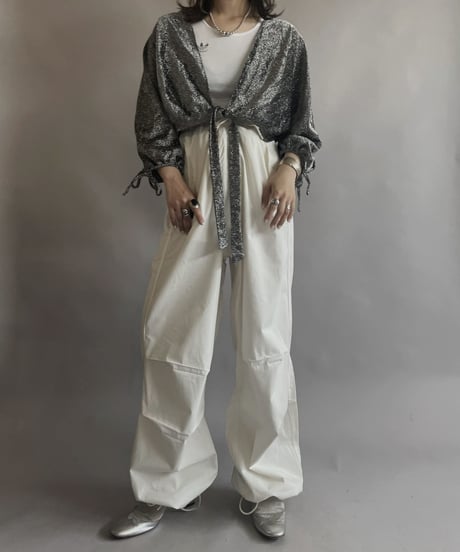 【USED】 L/S Lame Top / 230527-007