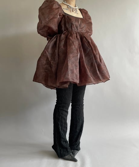 【USED】 SELKIE Flower Patterned Top /240914-025