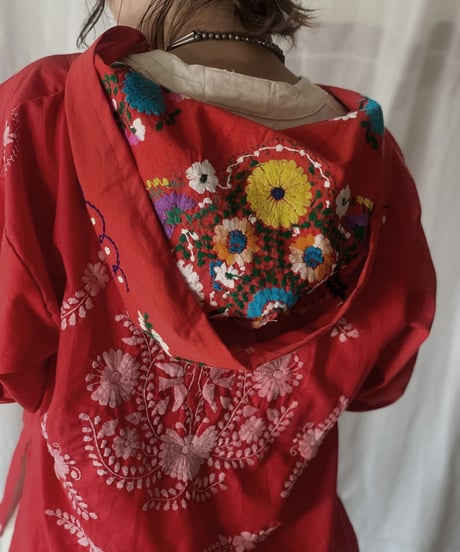 【RE;CIRCLE】RE Embroidery Ethnic Mexican Parker ⑥/210617-024