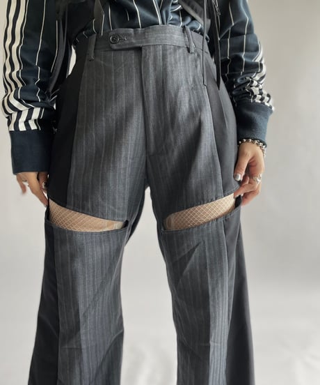 【RE;CIRCLE】 Re Suit Slit Pants/ 241003-021