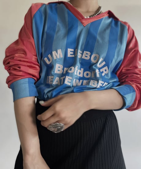 【USED】 Long Sleeved Soccer T-shirt / 220604-006