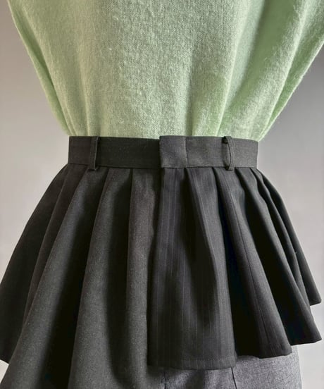 【RE;CIRCLE】 RE Suit Wrap Skirt Mini / 260129-004