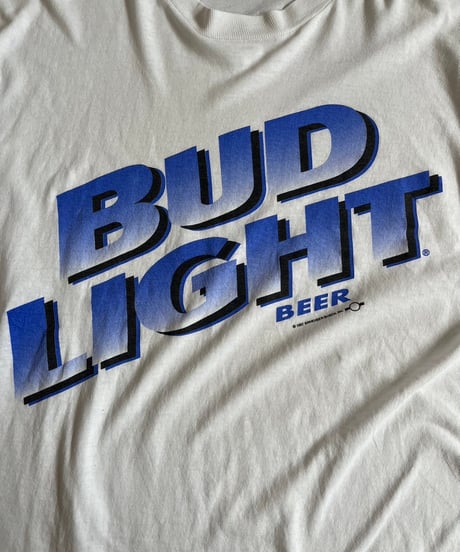 【USED】 90's BUD LIGHT BEER T-Shirt /240729-081