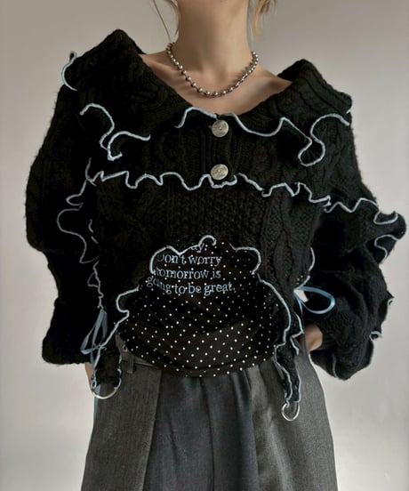 【RE;CIRCLE】 RE Mellow Knit Bolero/ 260122-005