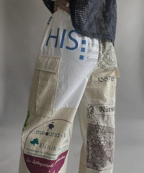 【RE;CIRCLE】RE Eco-Friendly Bag Rraw Cord Pants / 230427-027