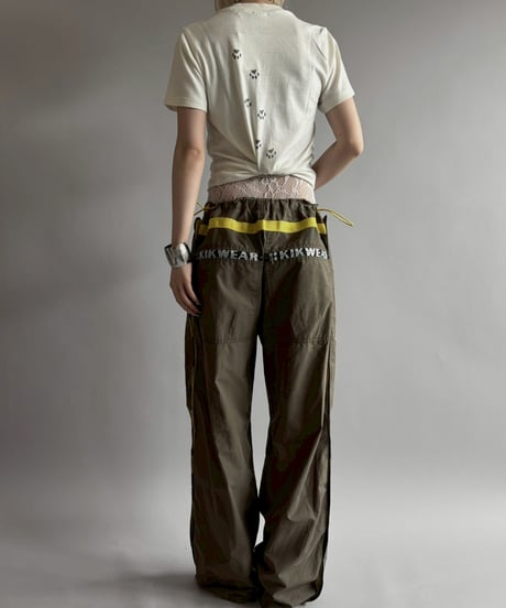 【USED】 RESIZED MADE in USA Hanes MY CATS WALK ALL OVER ME! T-Shirt / 260627-021