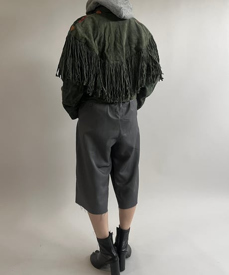【USED】 Cut Off Short Slacks Pants  /250301-009