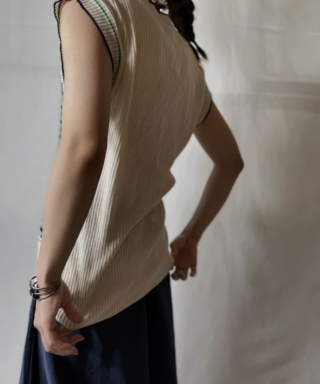 【USED】  Crochet Vest/20210819-018