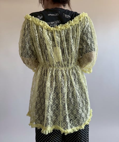 【USED】  Lace Pattern Top /250510-044
