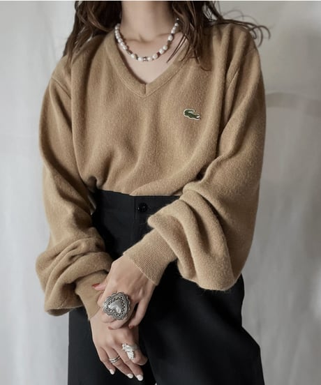【USED】   LACOSTE Knit Top 11/211126-027