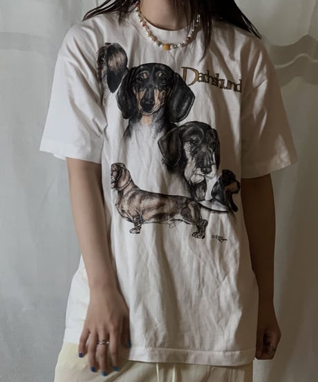 【USED】S/S T-shirt DOG 11/210604-047