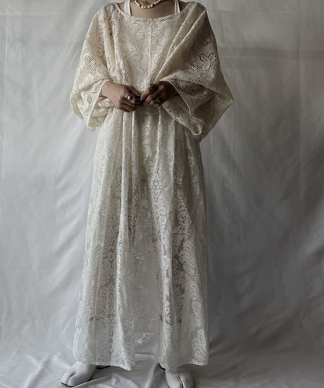 【RE;CIRCLE】  RE Lace L/S One-piece/20210819-047