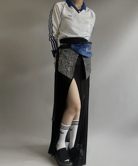 【USED】 Spangle mini Skirt /230902-017