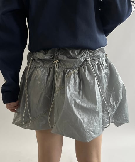 【RE;CIRCLE】 Re French Army Parachute Balloon Skirt Mini / 250306-001