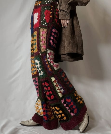【RE;CIRCLE】 RE Granny Knit Pants/210917-002