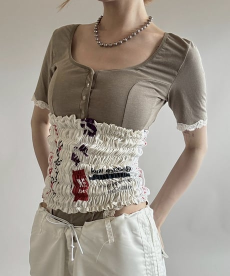 【RE;CIRCLE】 Re Eco Bag Tube Top/  250626-003