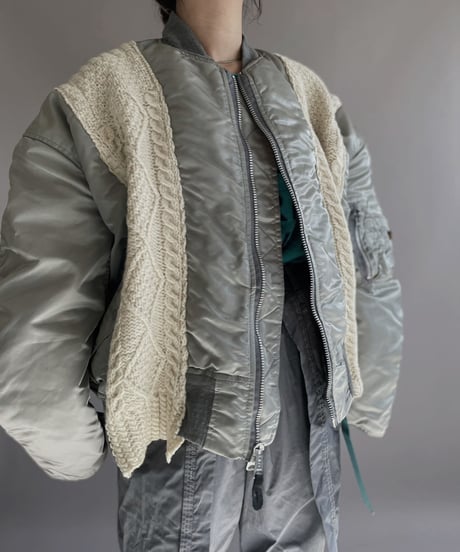 【RE;CIRCLE】 RE MA-1 Alan Docking Jacket / 221208-011