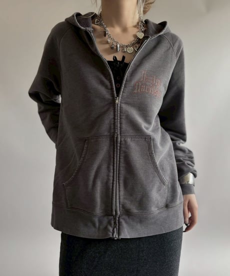 【USED】 HARLEY-DAVIDSON Raglan Sleeve Zip Parka / 260418-047
