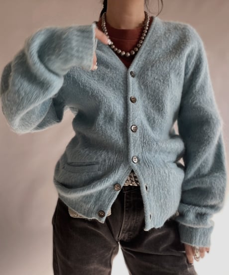 【USED】 Vintage Brian Dac Neil Mohair Cardigan / 240101-029