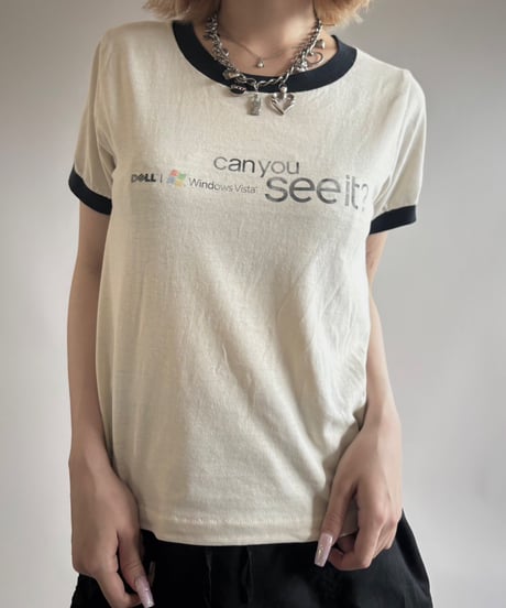 【USED】 RESIZED Anvil Windows Ringer T-Shirt / 250802-007