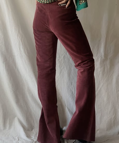 【USED】Fake Suede Pants/210217-038