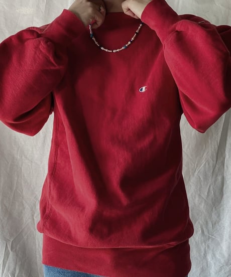 【USED】90's USA Champion Reverse Weave Sweat One Point /210213-020