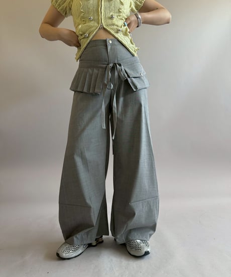 【RE;CIRCLE】 RE Suit Barrel Leg Pants/ 260514-009