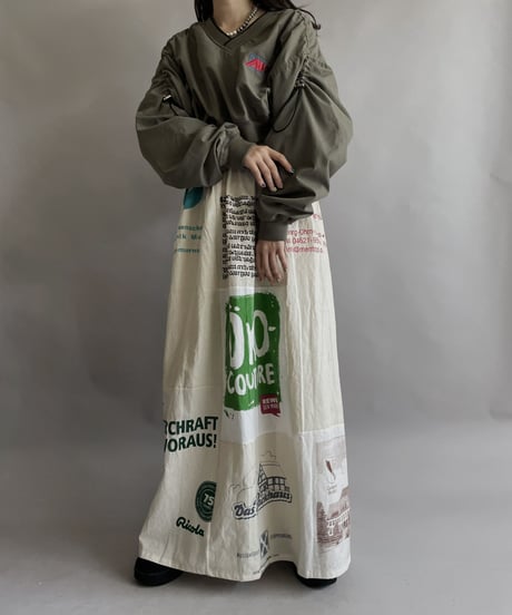 【RE;CIRCLE】 RE Nylon Drawcord Pullover Khaki / 230406-015
