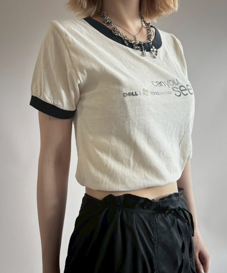 【USED】 RESIZED Anvil Windows Ringer T-Shirt / 250802-007