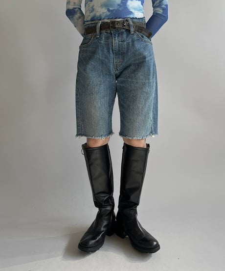 【USED】 Levi's Lame Cut Off Denim Shorts /250201-003