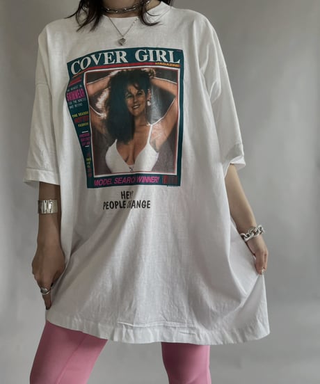 【USED】  Cover Girl Print T-Shirt / 230617-025