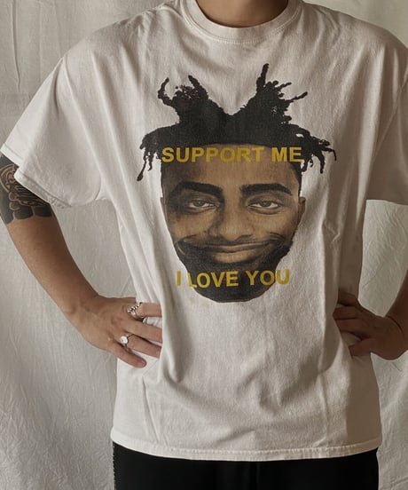 【USED】S/S T-shirt SUPPORT ME "I LOVE YOU"/210604-055
