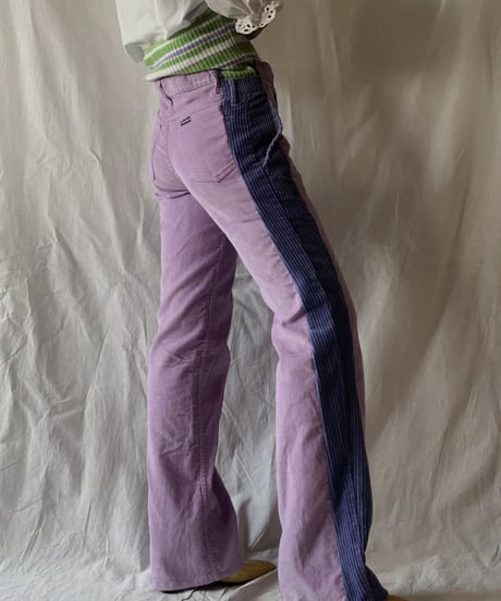 【RE;CIRCLE】 Remake Corduroy Side Line Pants①/210317-002