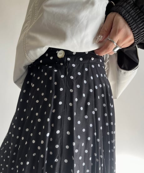 【USED】 Dot Pattern Skirt /250208-022