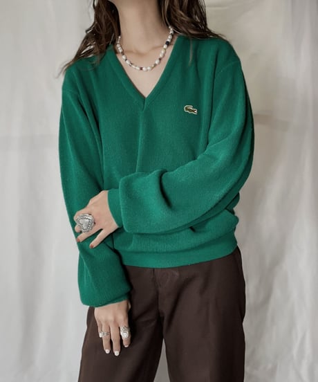 【USED】   LACOSTE Knit Top⑥/211126-012