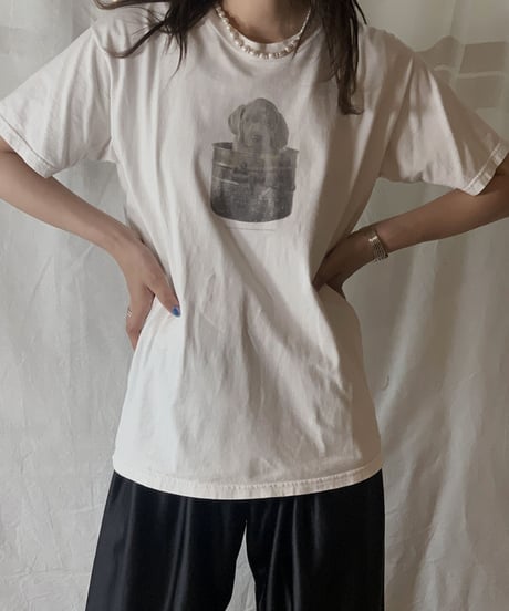 【USED】S/S T-shirt DOG⑤ /210604-012