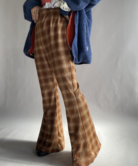 【USED】 Checked Pants / 221217-020