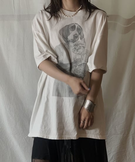 【USED】S/S T-shirt DOG⑩/210604-023