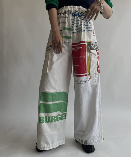 【RE;CIRCLE】 RE Eco-Friendly Bag Draw Cord Pants / 220825-020