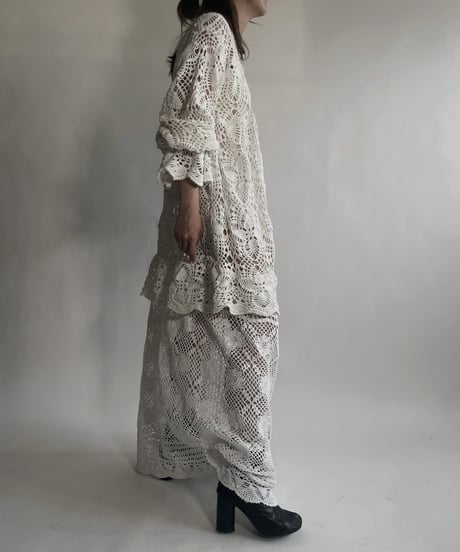 【RE;CIRCLE】 RE Crochet Lace One-piece / 220623-003
