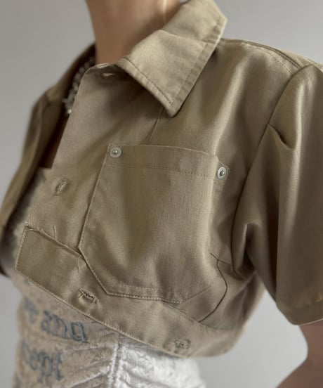 【Chinatsu Aoyama】 RE Makers Shirt Khaki / 260702-007