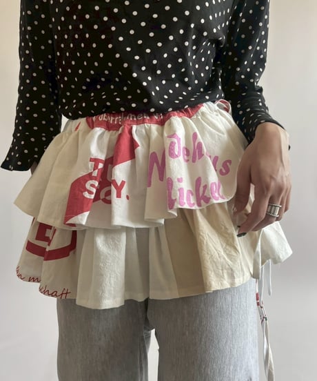 【RE;CIRCLE】 Re Eco Bag Maki Skirt /  250417-006