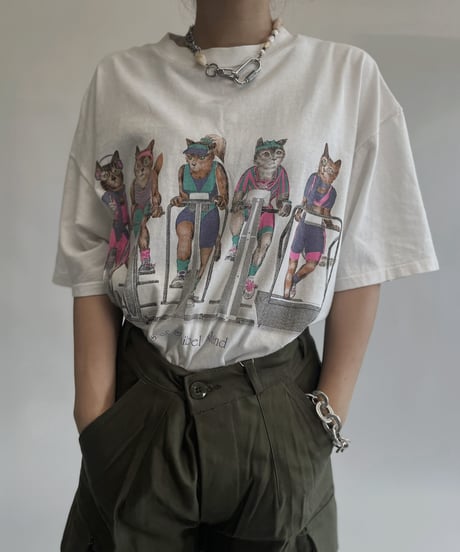 【USED】T Shirt "The cats of sanibel island" / 220806-018