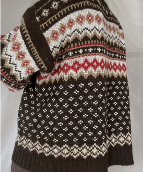 【USED】     Nordic sweater/211216-035