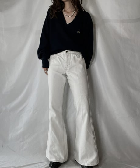 【USED】   LACOSTE Knit Top⑦/211126-013