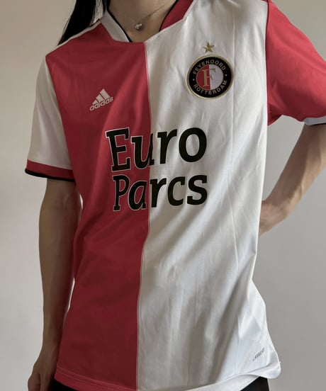 【USED】 adidas FEYENNOORD ARILEZA Soccer Shirt/ 250607-042