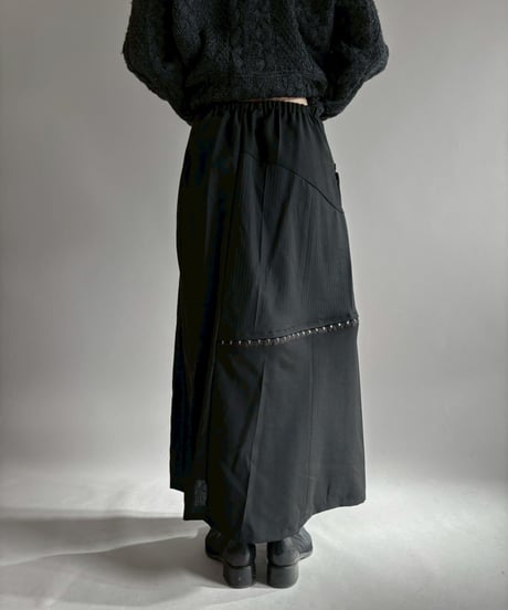 【RE;CIRCLE】 RE Suit Asymmetry Long Skirt / 260129-015