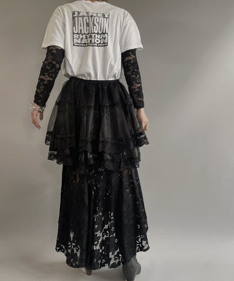 【USED】 Flower Pattern Lace One-piece / 230701-017