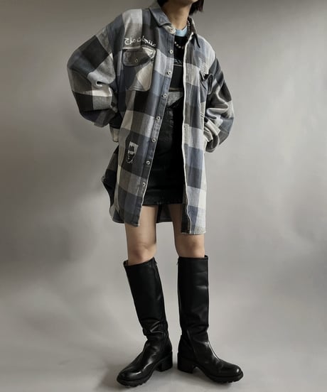 【Mashup Products】Cotton100% L/S Shirt/  240217-026